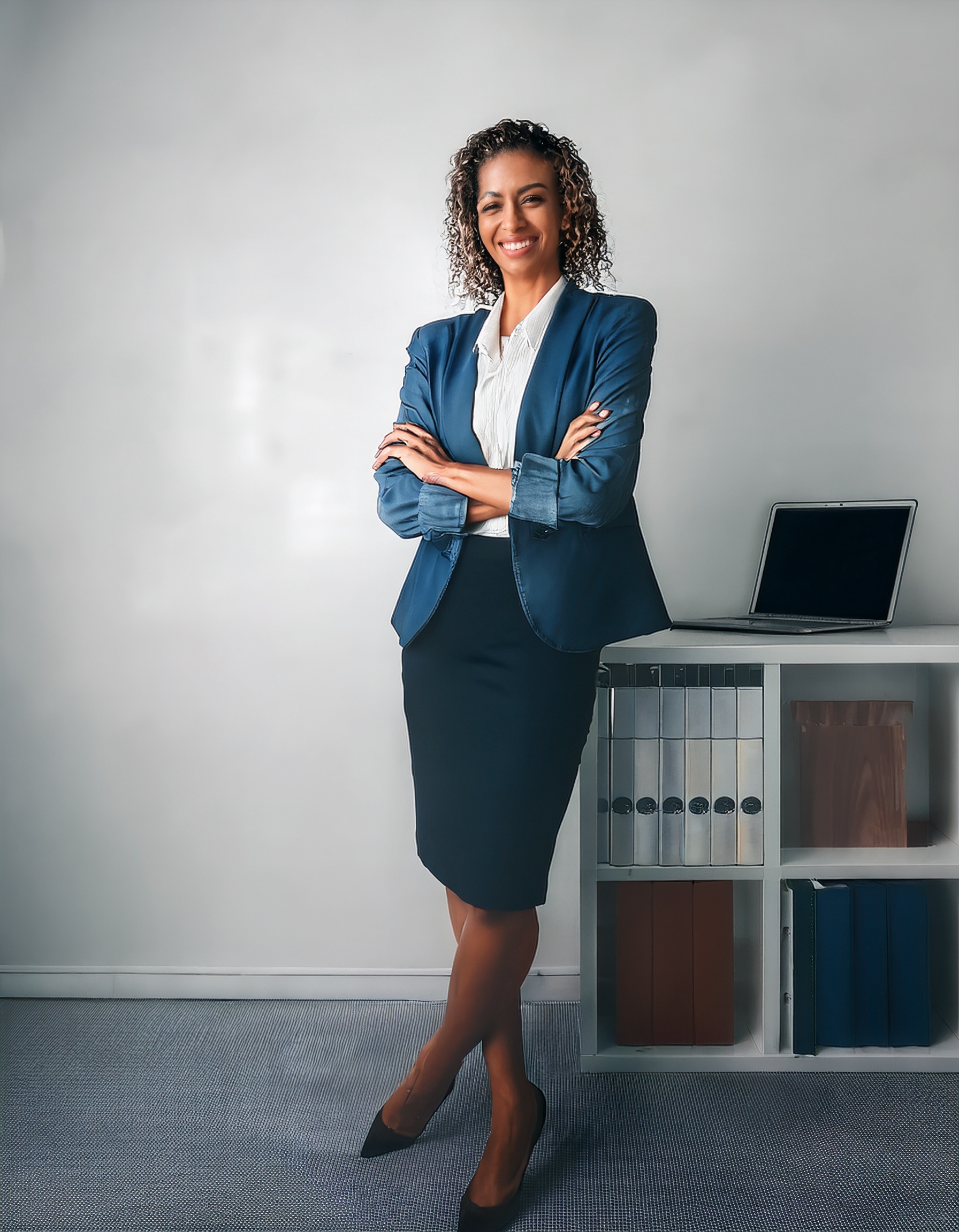 Personenfoto von Anna Müller in einem modernen und freundlichen Setting